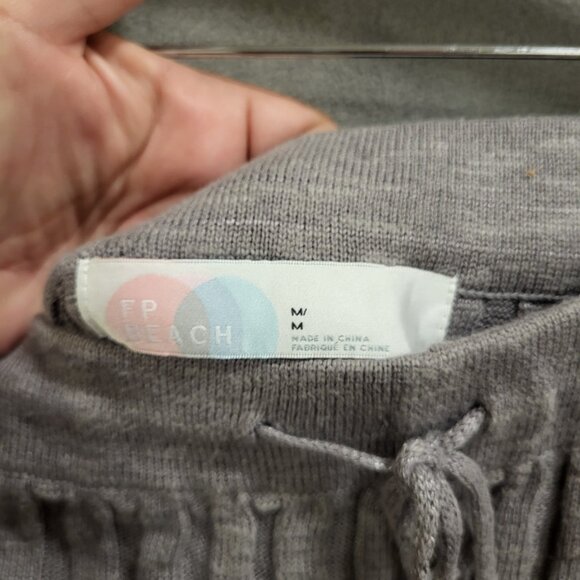 Free People FP Beach Ribbed Knit Sweater Skirt Women Size Medium Stretch Comfy - Picture 3 of 7